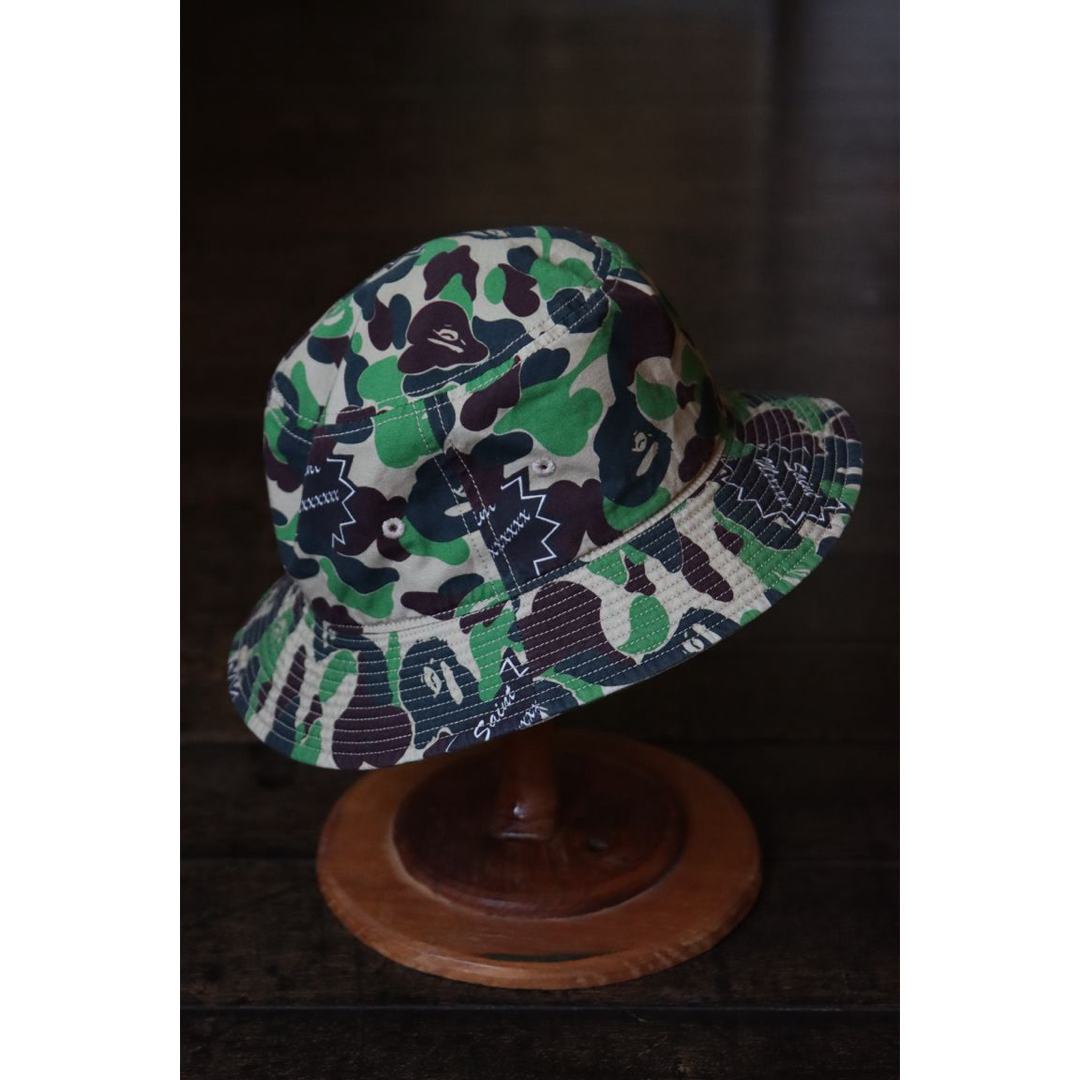 READYMADE(レディメイド)の©SAINT M×××××× 24SS BAPE BUCKET HAT CAMO メンズの帽子(ハット)の商品写真