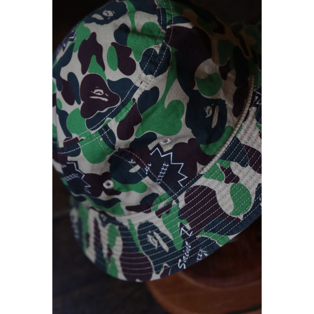 READYMADE(レディメイド)の©SAINT M×××××× 24SS BAPE BUCKET HAT CAMO メンズの帽子(ハット)の商品写真