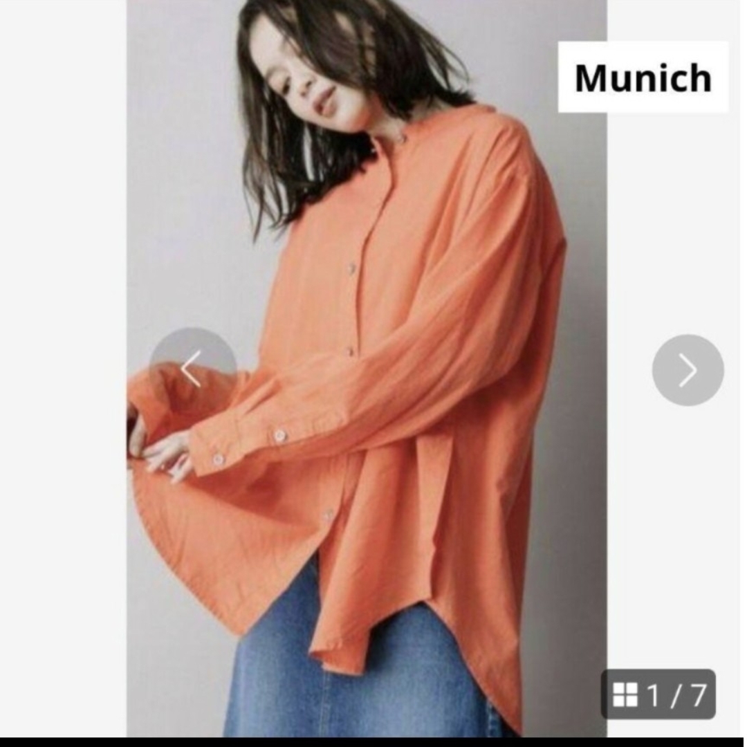 MUNICH(ミューニック)のMunich◆テンセルコットンローンバックタックシャツ スコットクラブ LUCA レディースのトップス(シャツ/ブラウス(長袖/七分))の商品写真