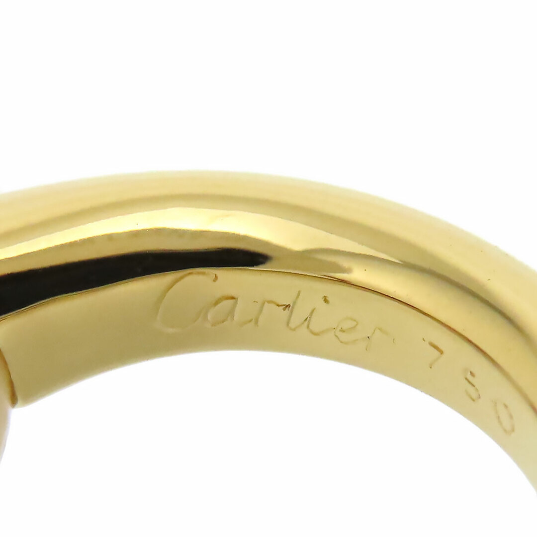 Cartier(カルティエ)のカルティエ ペルラ パール リング #50 750 (K18YG) レディース CARTIER [美品] 【中古】 【ジュエリー】 レディースのアクセサリー(リング(指輪))の商品写真