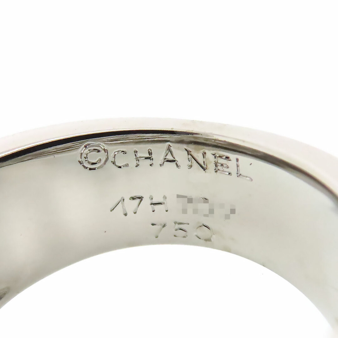 CHANEL(シャネル)のシャネル スリー シンボル ダイヤモンド リング #10.5 750 (K18WG) レディース CHANEL [美品] 【中古】 【ジュエリー】 レディースのアクセサリー(リング(指輪))の商品写真