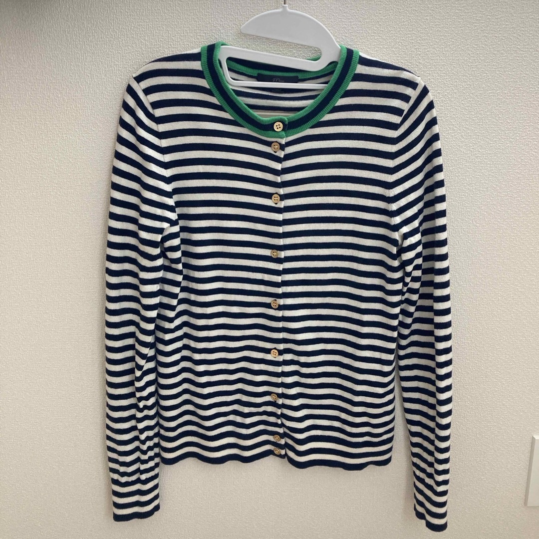 J.Crew(ジェイクルー)のjcrew ボーダーカーディガン レディースのトップス(カーディガン)の商品写真