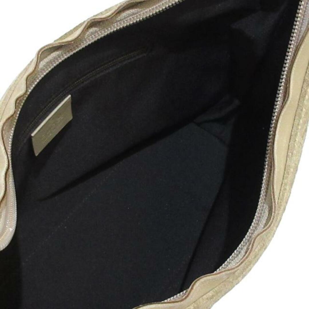 Gucci(グッチ)のGUCCI(グッチ) ショルダーバッグ - 28335 ベージュ スエード×レザー レディースのバッグ(ショルダーバッグ)の商品写真