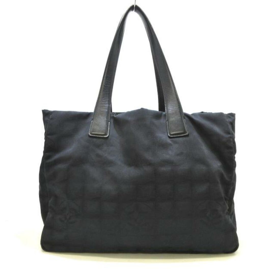 CHANEL(シャネル)のCHANEL(シャネル) トートバッグ レディース ニュートラベルライントートMM A15991 黒 ナイロンジャガード×レザー レディースのバッグ(トートバッグ)の商品写真