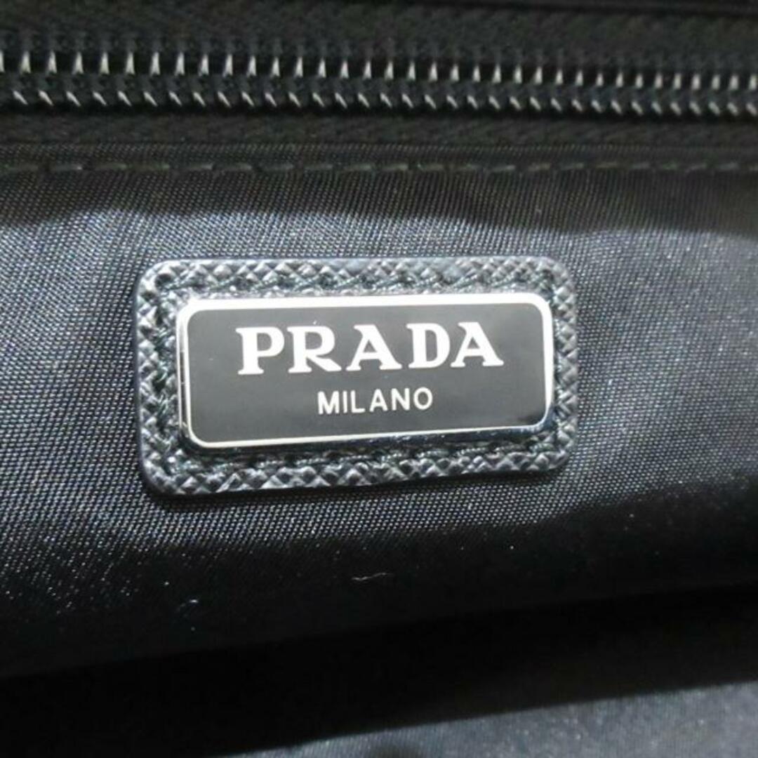 PRADA(プラダ)のPRADA(プラダ) ポーチ美品  - 2NA029 黒 ナイロン×レザー レディースのファッション小物(ポーチ)の商品写真