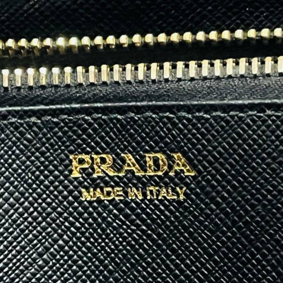PRADA(プラダ)のPRADA(プラダ) 長財布 - 1ML506 黒 ラウンドファスナー レザー レディースのファッション小物(財布)の商品写真