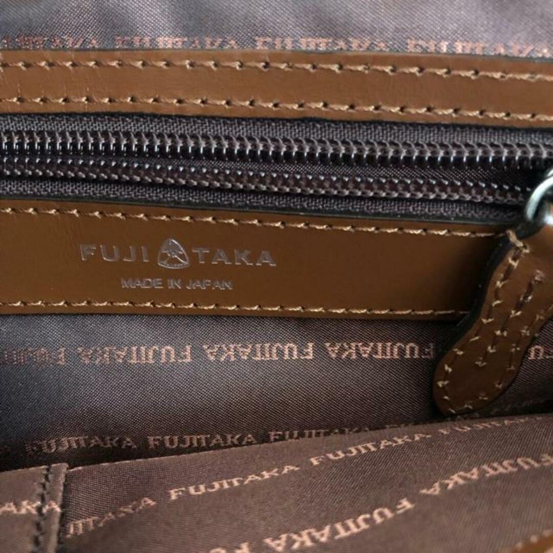 FUJITAKA(フジタカ) セカンドバッグ ブラウン ハンドストラップ着脱可 レザー メンズのバッグ(セカンドバッグ/クラッチバッグ)の商品写真