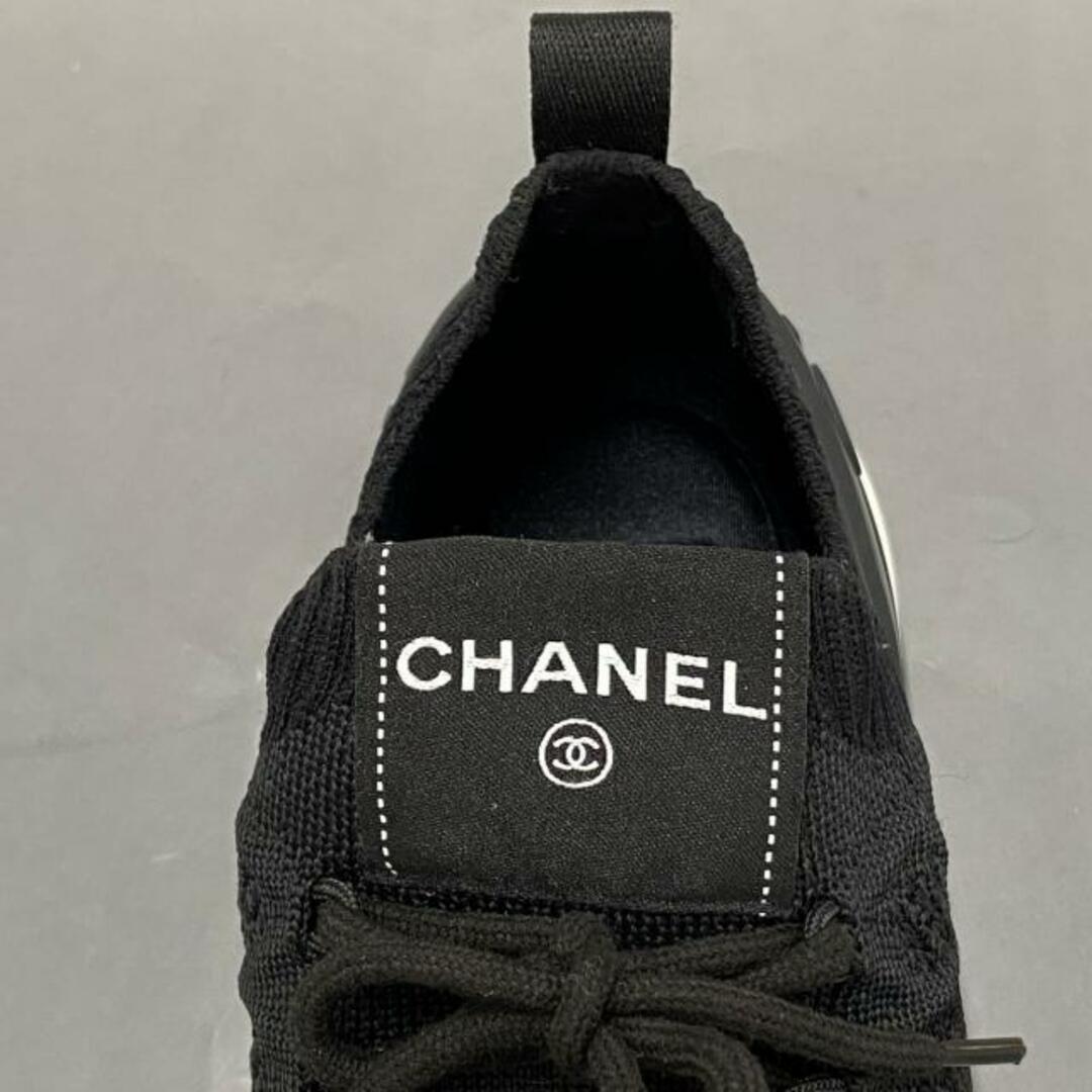 CHANEL(シャネル)のCHANEL(シャネル) スニーカー 37 レディース G35549 黒 ミックスファイバー  レディースの靴/シューズ(スニーカー)の商品写真