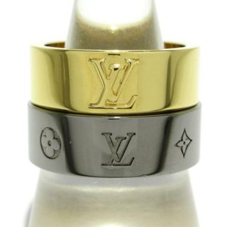 LOUIS VUITTON(ルイヴィトン) リング美品  リングLVインスティンクトセット2 M00514 金属素材 ゴールド×シルバー 2点セット