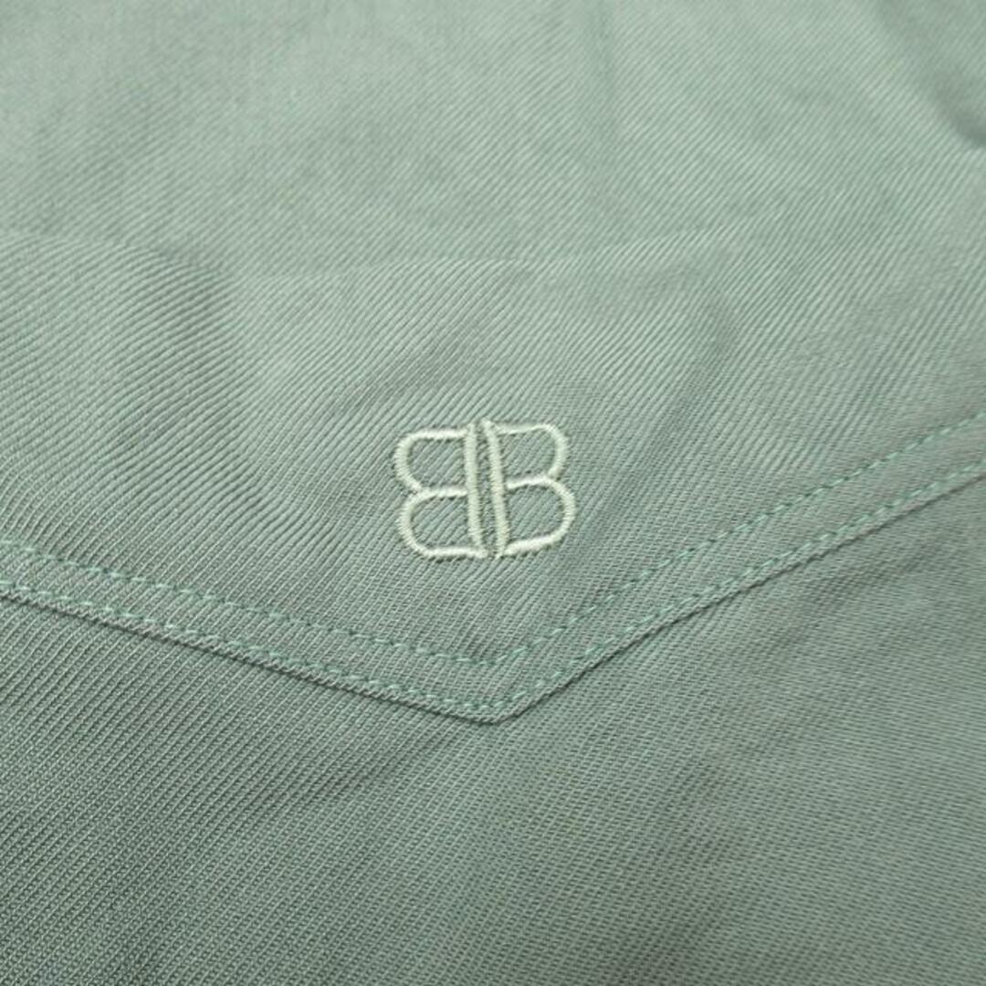 Balenciaga(バレンシアガ)のvintage バレンシアガスポーツ BBロゴ刺繍 ウールシャツ 長袖 ブラウス メンズのトップス(シャツ)の商品写真