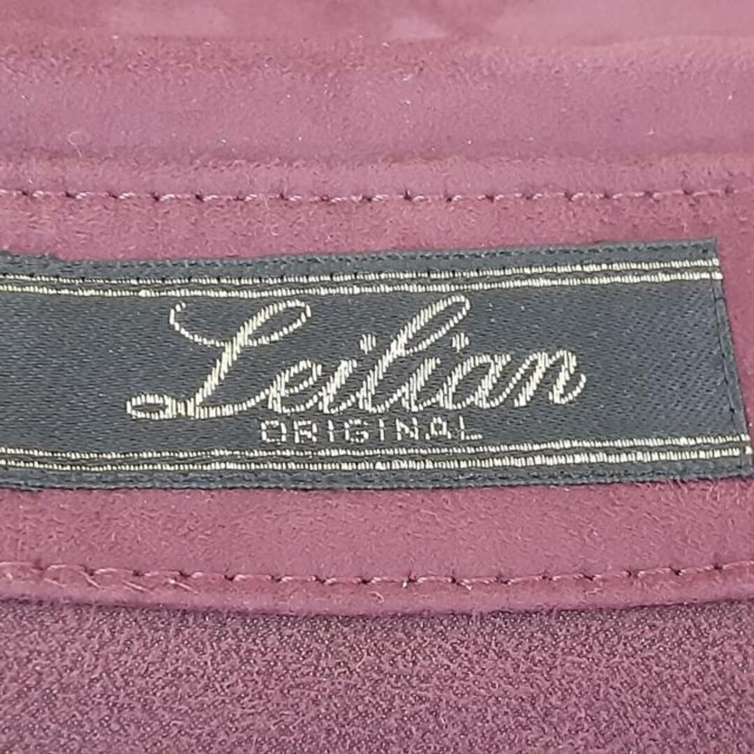 leilian(レリアン)のLeilian(レリアン) ワンピース サイズ13 L レディース美品  - ボルドー 長袖/ミニ レディースのワンピース(その他)の商品写真