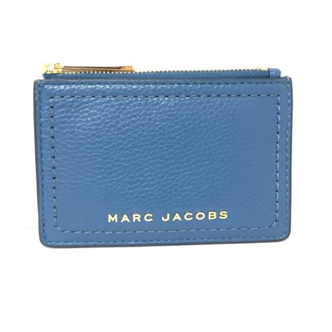 MARC JACOBS(マークジェイコブス)のMARC JACOBS(マークジェイコブス) コインケース - M0016972 ブルーグレー パスケース付き/キーリング付き レザー レディースのファッション小物(コインケース)の商品写真