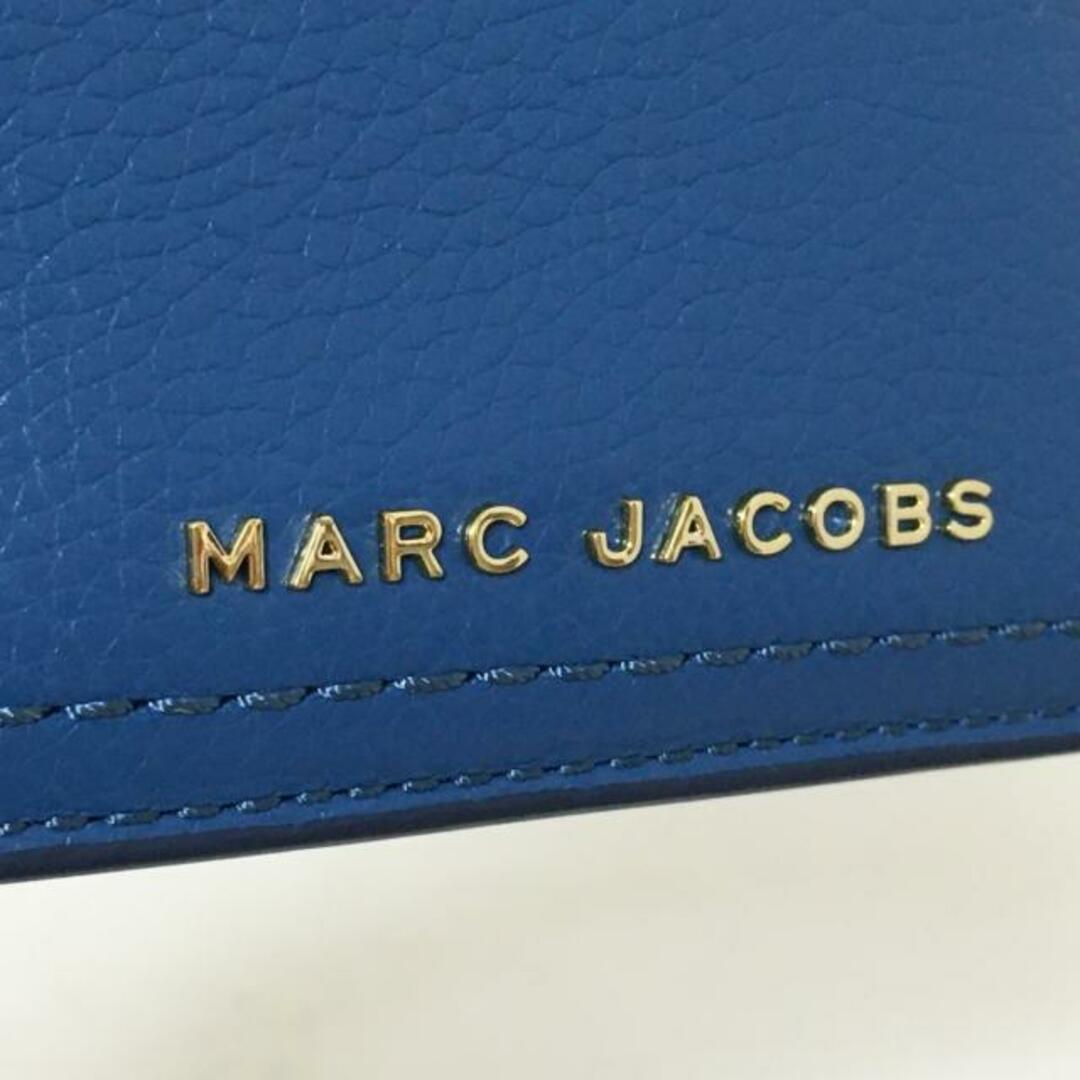 MARC JACOBS(マークジェイコブス)のMARC JACOBS(マークジェイコブス) コインケース - M0016972 ブルーグレー パスケース付き/キーリング付き レザー レディースのファッション小物(コインケース)の商品写真