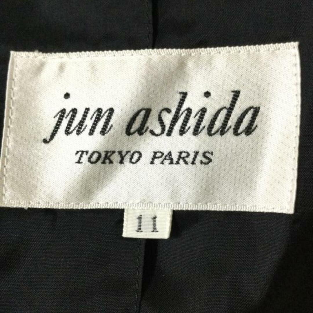 jun ashida(ジュンアシダ)のJUN ASHIDA(ジュンアシダ) ジャケット サイズ11 M レディース - 黒 長袖/秋/春 レディースのジャケット/アウター(その他)の商品写真