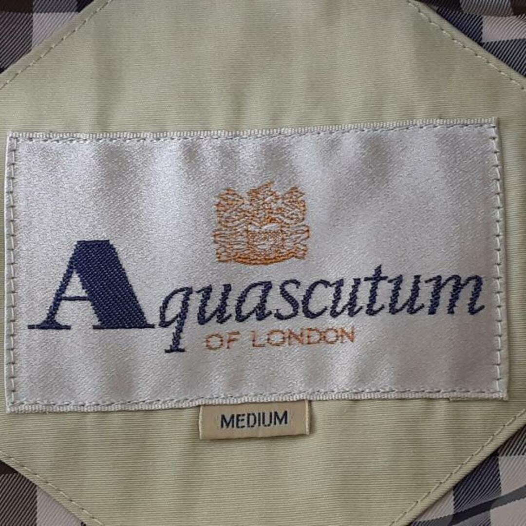 AQUA SCUTUM(アクアスキュータム)のAquascutum(アクアスキュータム) コート メンズ美品  - ライトグリーン×ダークグレー 長袖/秋/冬 メンズのジャケット/アウター(その他)の商品写真