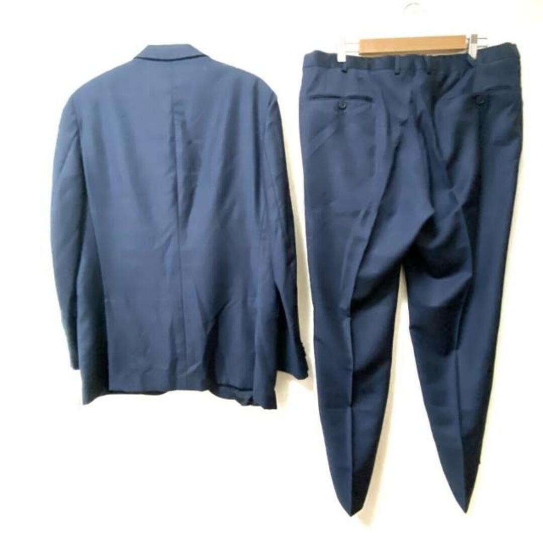 Ermenegildo Zegna(エルメネジルドゼニア)のErmenegildo Zegna(エルメネジルド ゼニア) シングルスーツ メンズ - ダークネイビー チェック柄 メンズのスーツ(セットアップ)の商品写真