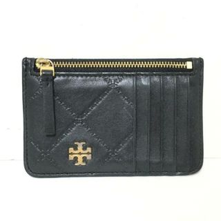 トリーバーチ(Tory Burch)のTORY BURCH(トリーバーチ) コインケース - 黒 レザー(コインケース)