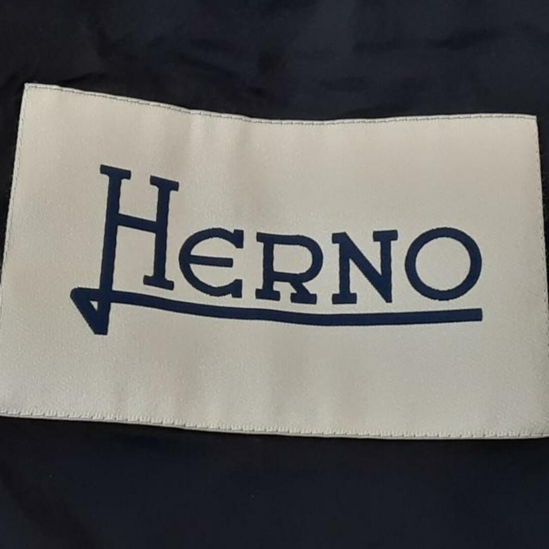 HERNO(ヘルノ)のHERNO(ヘルノ) ダウンジャケット サイズ44 L レディース美品  - ダークネイビー 長袖/冬 レディースのジャケット/アウター(ダウンジャケット)の商品写真