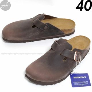 ビルケンシュトック(BIRKENSTOCK)の40 26cm 新品 ビルケンシュトック ボストン オイルド レザー サンダル(サンダル)