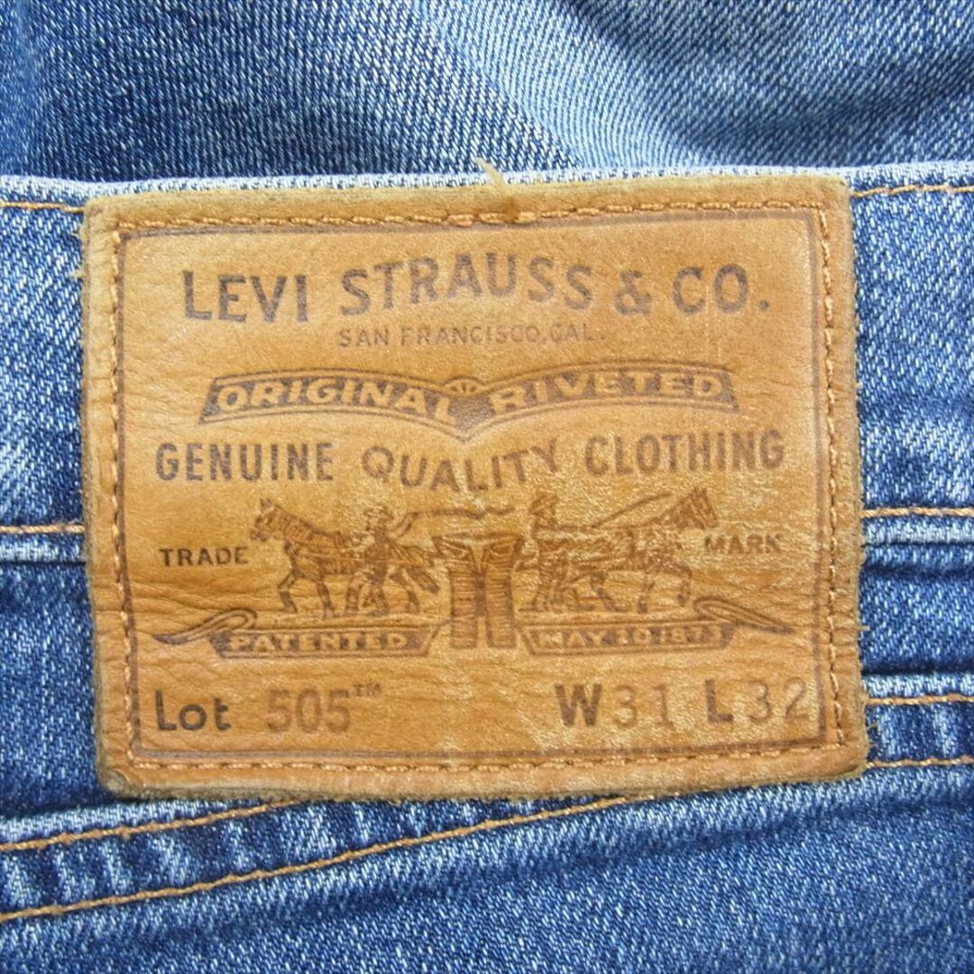 Levi's(リーバイス)のLevi's リーバイス 00505-1555 505 レギュラーストレート PREMIUM BIG E ストレッチデニム パンツ インディゴブルー系 W31【中古】 メンズのパンツ(その他)の商品写真