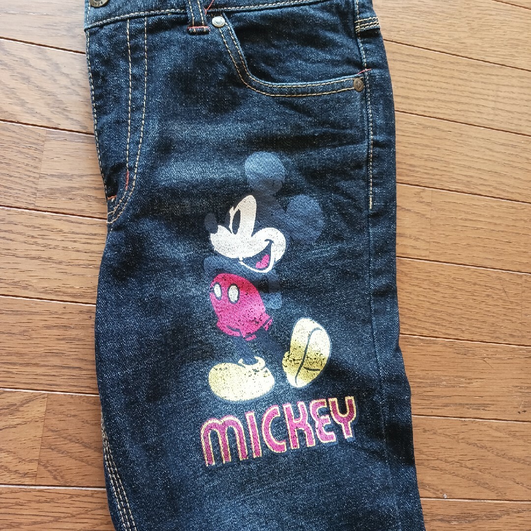 ミッキープリント　ジーンズ レディースのパンツ(デニム/ジーンズ)の商品写真