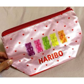 ハリボー - ♡♡HARIBO♡♡  ハリボー　サテンポーチ　ハートドット