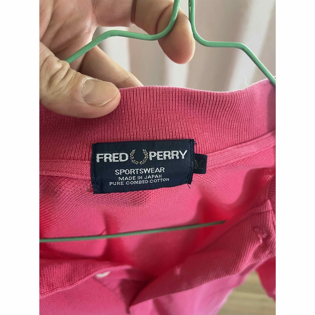 FRED PERRY(フレッドペリー)のフレッドペリー　ポロシャツ　ピンク メンズのトップス(ポロシャツ)の商品写真