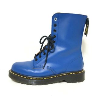 ドクターマーチン(Dr.Martens)のDr.Martens(ドクターマーチン) ショートブーツ UK6 レディース - ネイビー Y'Sコラボ レザー(ブーツ)