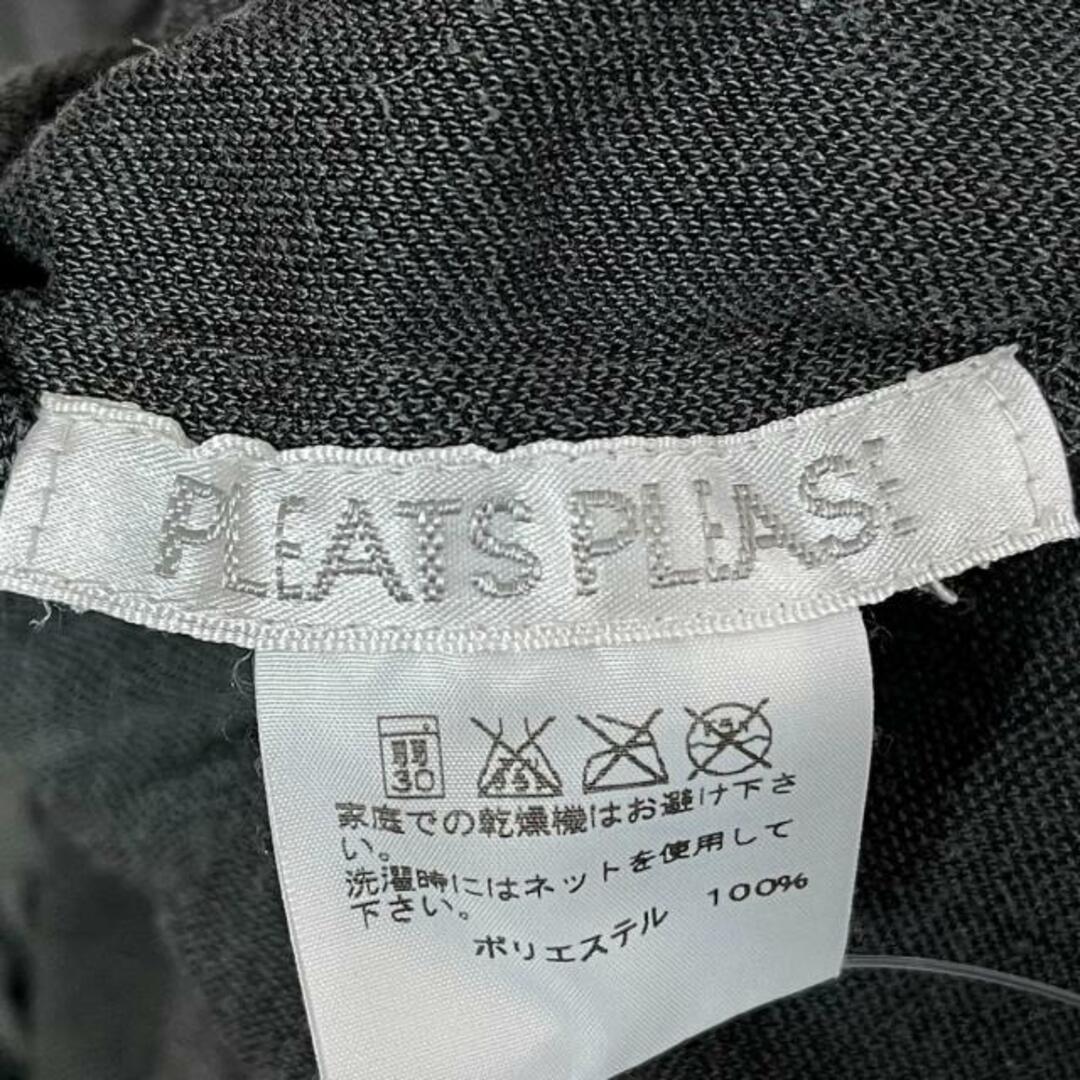 PLEATS PLEASE ISSEY MIYAKE(プリーツプリーズイッセイミヤケ)のPLEATS PLEASE(プリーツプリーズ) ワンピース サイズ4 XL レディース - グレー×黒 長袖/ひざ丈/プリーツ/チェック柄 レディースのワンピース(その他)の商品写真