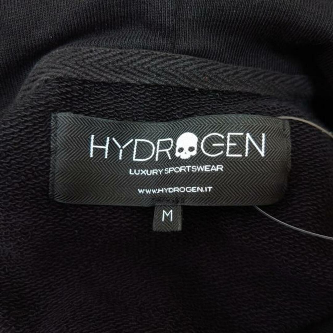 HYDROGEN(ハイドロゲン)のHYDROGEN(ハイドロゲン) パーカー サイズM メンズ - 黒×白 長袖/スカル柄 メンズのトップス(パーカー)の商品写真