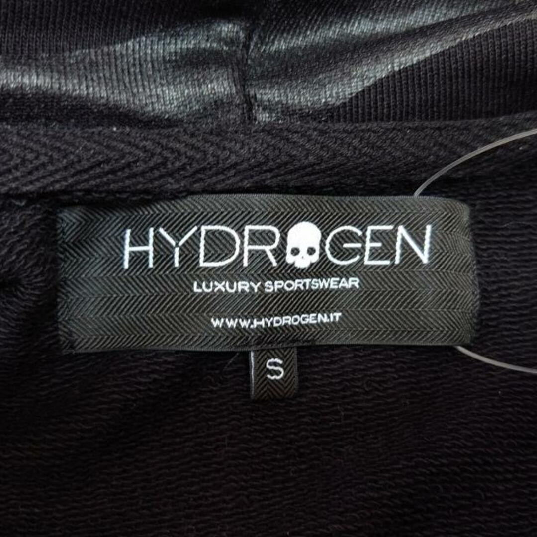 HYDROGEN(ハイドロゲン)のHYDROGEN(ハイドロゲン) パーカー サイズS メンズ - 黒 長袖/迷彩柄/ジップアップ メンズのトップス(パーカー)の商品写真