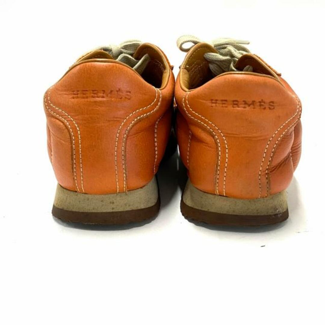 Hermes(エルメス)のHERMES(エルメス) スニーカー 36 1/2 レディース クイック ブラウン インソール取外し可 レザー レディースの靴/シューズ(スニーカー)の商品写真