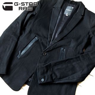 ジースター(G-STAR RAW)の美品 38 G-STAR RAW ジースター デニムテーラードジャケット(テーラードジャケット)