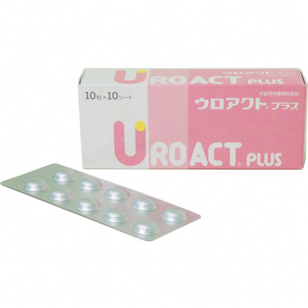 ウロアクトプラス 犬猫用栄養補助食品 100粒×2箱【賞味期限:2025.11】 その他のペット用品(ペットフード)の商品写真