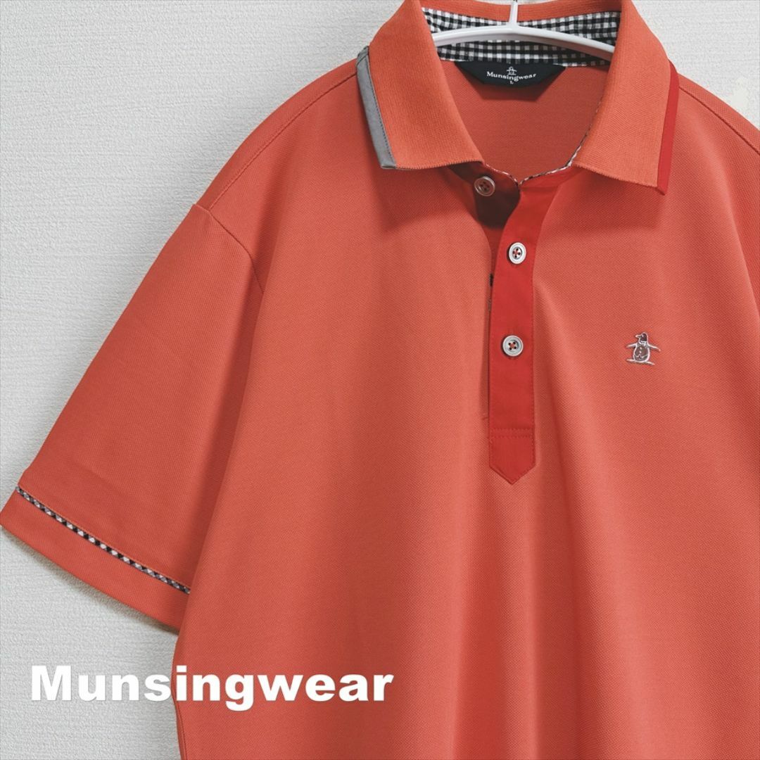 Munsingwear(マンシングウェア)の【Munsingwear】マンシングウエア メタリックロゴ ポロシャツ レディースのトップス(ポロシャツ)の商品写真