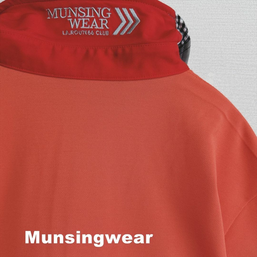 Munsingwear(マンシングウェア)の【Munsingwear】マンシングウエア メタリックロゴ ポロシャツ レディースのトップス(ポロシャツ)の商品写真