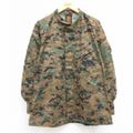 XL★古着 長袖 ミリタリー ジャケット メンズ 00年代 00s USMC …