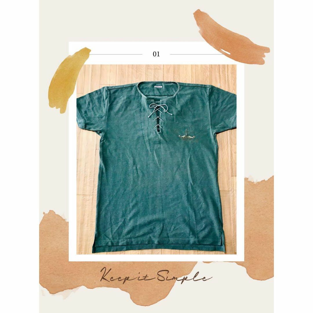KAPITAL(キャピタル)のKAPITAL キャピタル Tシャツ グリーン 3（L） メンズのトップス(Tシャツ/カットソー(半袖/袖なし))の商品写真