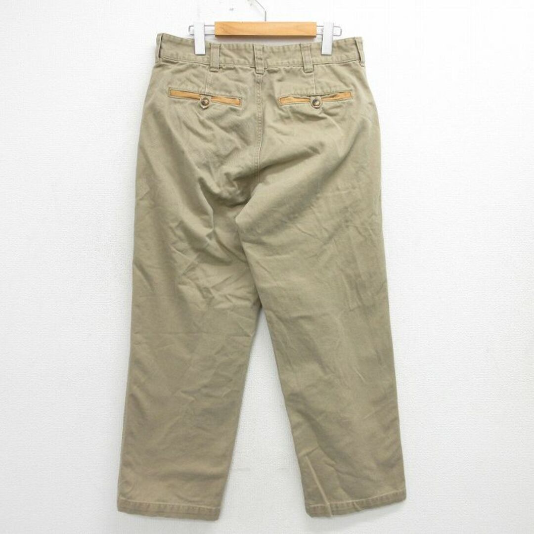 W32★古着 オービス ORVIS パンツ メンズ 00年代 00s コットン ベージュ カーキ デニム 【spe】 24may13 中古 ボトムス ロング メンズのパンツ(ワークパンツ/カーゴパンツ)の商品写真