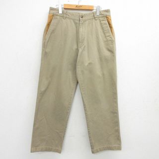 W32★古着 オービス ORVIS パンツ メンズ 00年代 00s コットン ベージュ カーキ デニム 【spe】 24may13 中古 ボトムス ロング(ワークパンツ/カーゴパンツ)