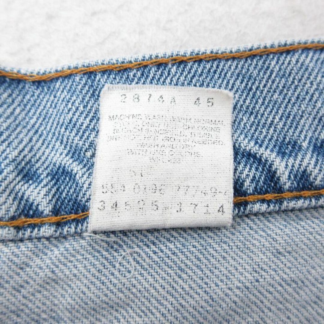 Levi's(リーバイス)のW36★古着 リーバイス Levis 505 ショート パンツ ショーツ メンズ 00年代 00s 紺 ネイビー デニム 24may13 中古 ボトムス 短パン ショーパン ハーフ メンズのパンツ(ワークパンツ/カーゴパンツ)の商品写真