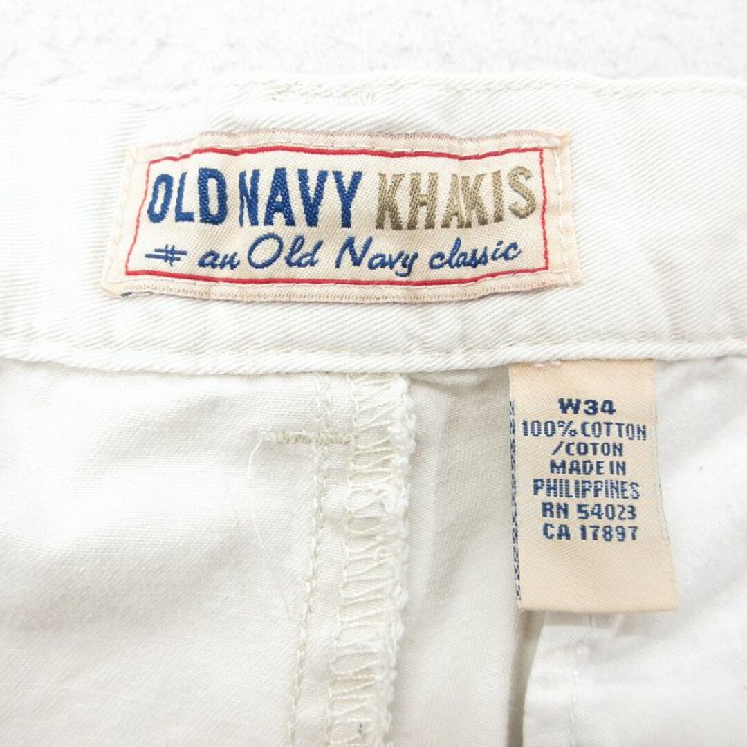 Old Navy(オールドネイビー)のW34★古着 オールドネイビー OLD NAVY ショート チノ パンツ ショーツ チノパン メンズ コットン 薄ベージュ カーキ 24may13 中古 ボトムス 短パン ショーパン メンズのパンツ(ワークパンツ/カーゴパンツ)の商品写真