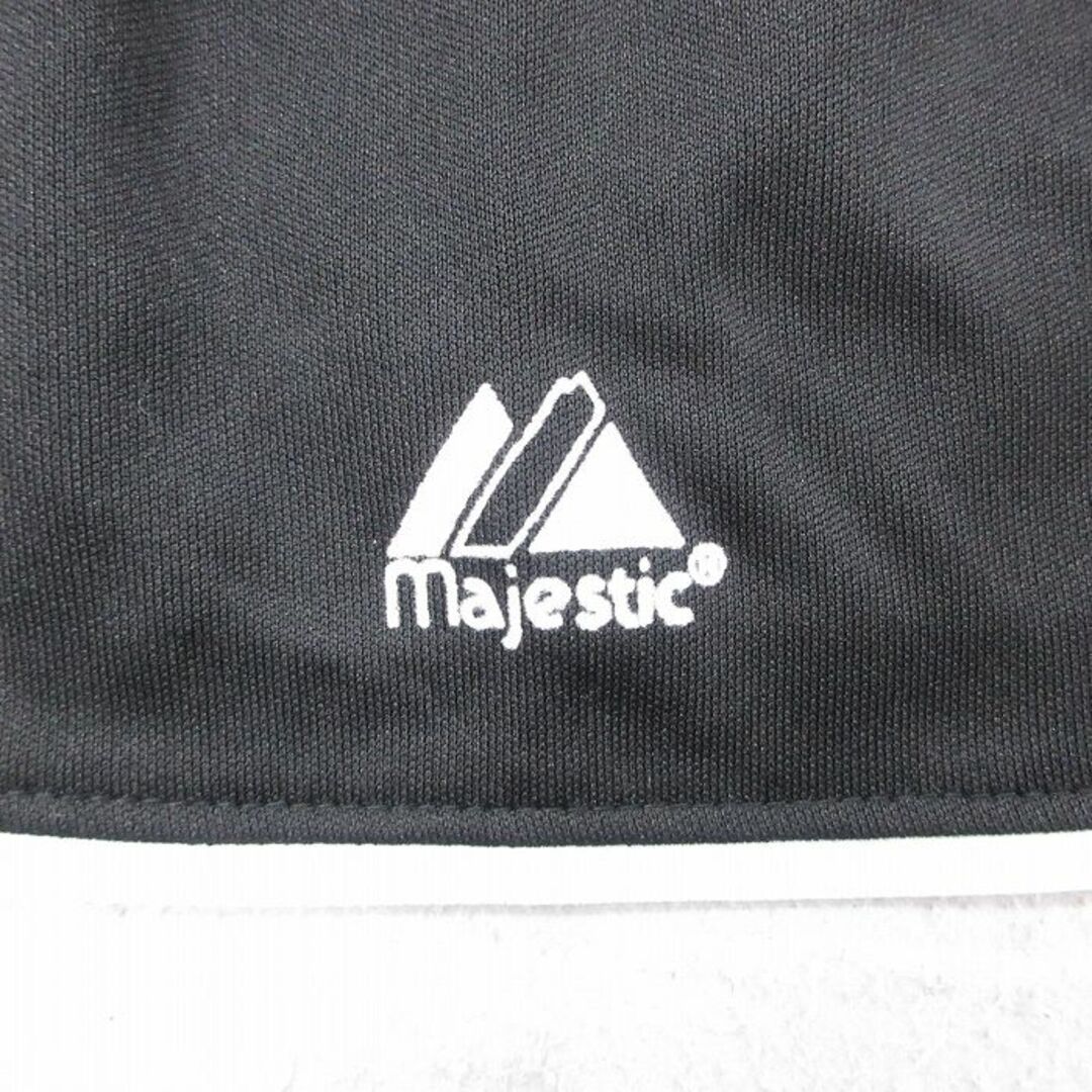 Majestic(マジェスティック)のXL★古着 マジェスティック 半袖 ベースボール シャツ メンズ MLB ピッツバーグパイレーツ ロング丈 黒他 ブラック メジャーリーグ 野球 24may13 中古 トップス メンズのトップス(シャツ)の商品写真