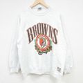 XL★古着 長袖 スウェット メンズ 90年代 90s NFL クリーブランド…