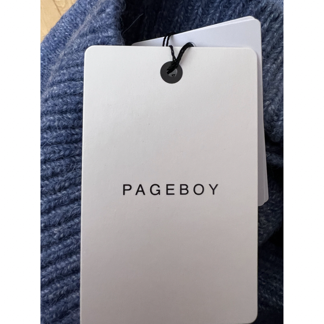 PAGEBOY(ページボーイ)の★新品★ PAGEBOY ページボーイ　マシュマロハイネック長袖ニット　Fサイズ レディースのトップス(ニット/セーター)の商品写真