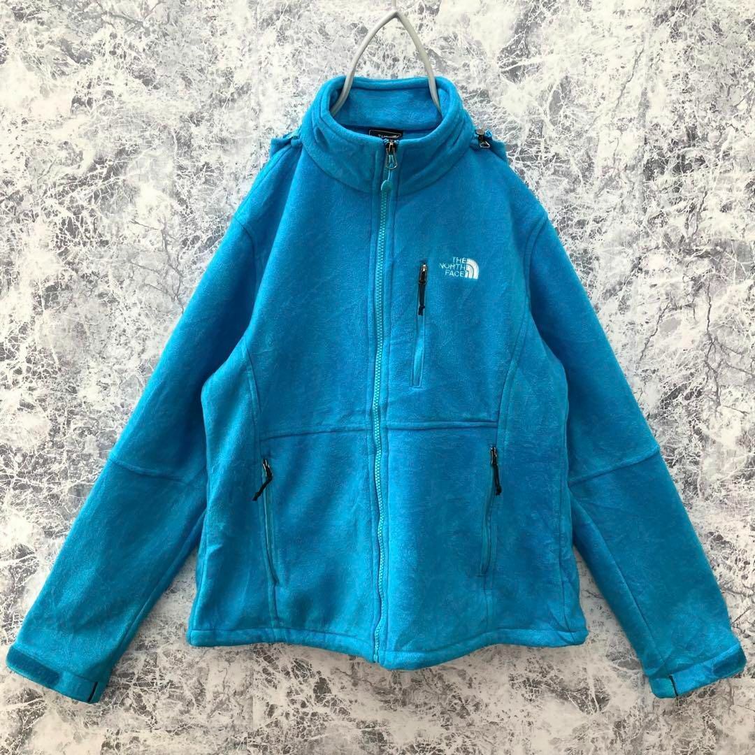 THE NORTH FACE(ザノースフェイス)のIN59 US規格ノースフェイスワンポイント刺繍ロゴ裏ボア肉厚フリースジャケット レディースのジャケット/アウター(ブルゾン)の商品写真