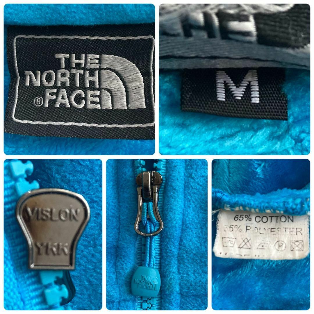 THE NORTH FACE(ザノースフェイス)のIN59 US規格ノースフェイスワンポイント刺繍ロゴ裏ボア肉厚フリースジャケット レディースのジャケット/アウター(ブルゾン)の商品写真