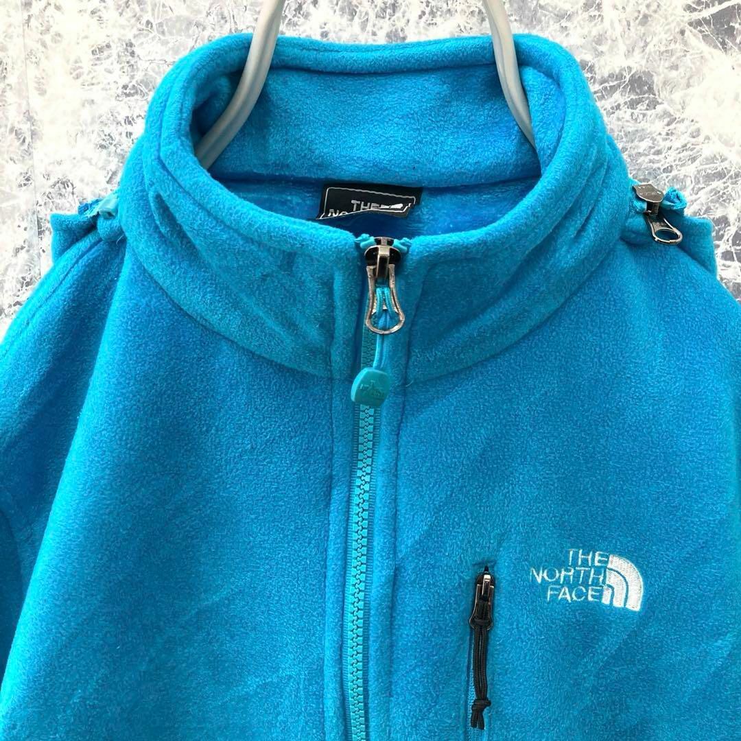 THE NORTH FACE(ザノースフェイス)のIN59 US規格ノースフェイスワンポイント刺繍ロゴ裏ボア肉厚フリースジャケット レディースのジャケット/アウター(ブルゾン)の商品写真