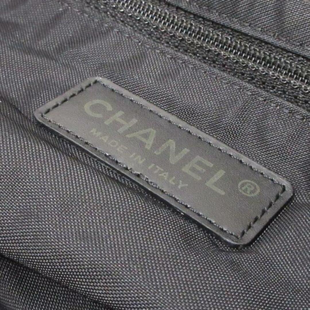 CHANEL(シャネル)のCHANEL(シャネル) トートバッグ ニュートラベルライントートMM 黒 ジャガード×レザー レディースのバッグ(トートバッグ)の商品写真