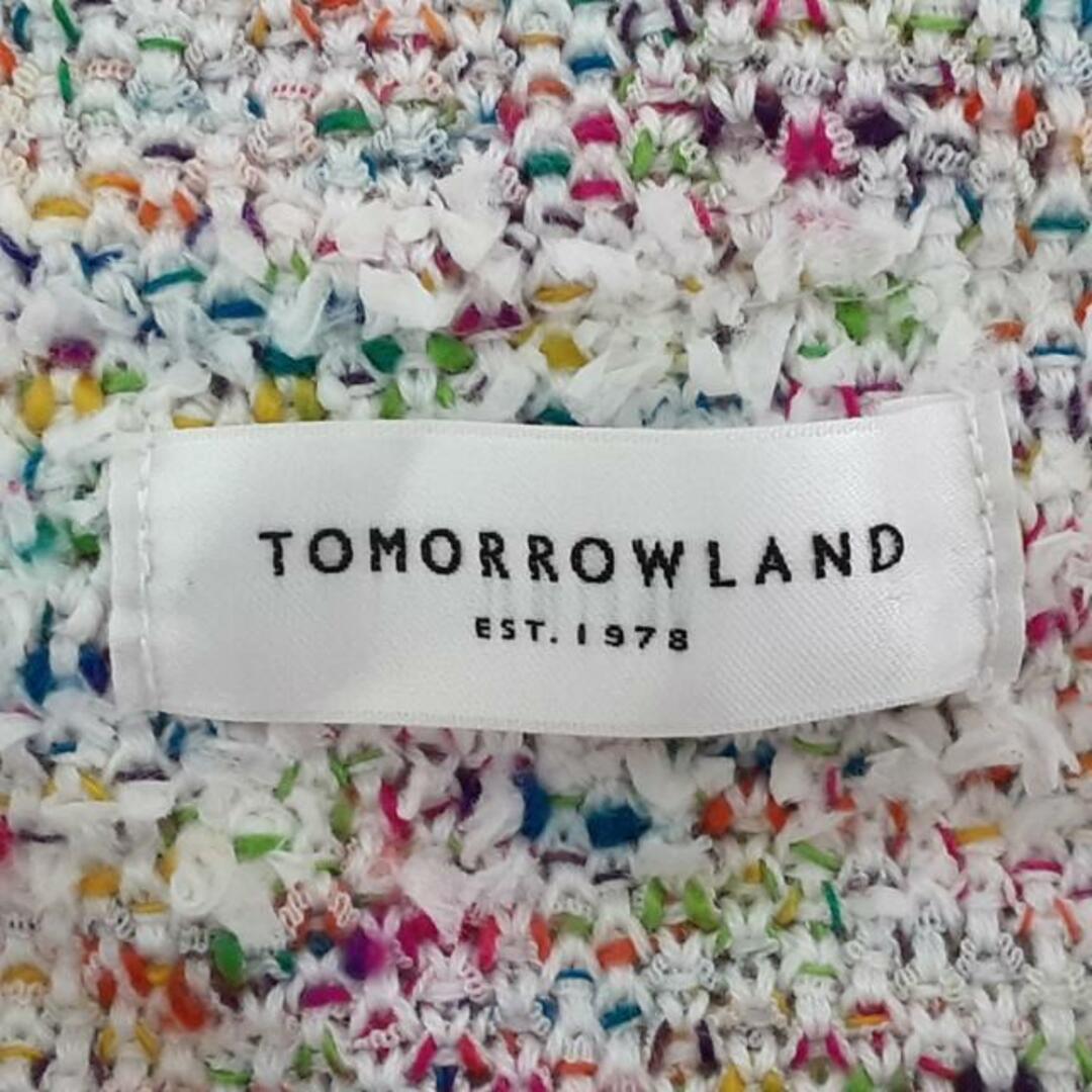 TOMORROWLAND(トゥモローランド)のTOMORROWLAND(トゥモローランド) ジャケット サイズS レディース美品  - 白×ピンク×マルチ 七分袖/春/秋 レディースのジャケット/アウター(その他)の商品写真